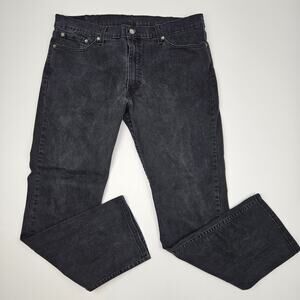 Levi's 511 Jeans Men's 38x30 Modern Slim Fit Denim Dark Wash Black Low‎ Stretch